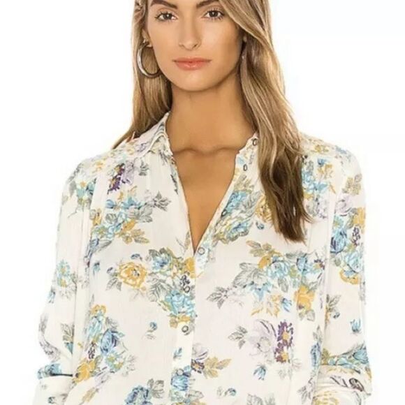NWT  Free People Size S Button Up Blouse. - Picture 3 of 8